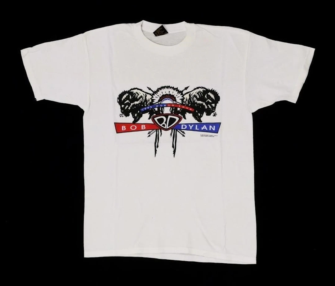 1993 Bob Dylan World Tour Vintage T-Shirt XL