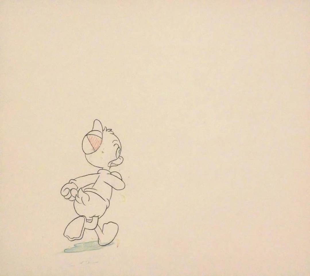 Original Ducktales Animation Production Cel Art