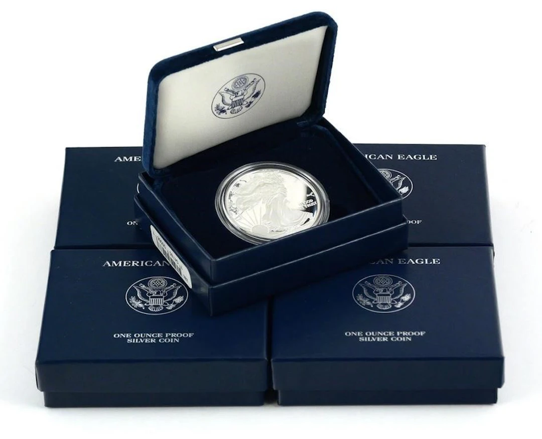 (5) U.S. Mint Proof Silver American Eagles
