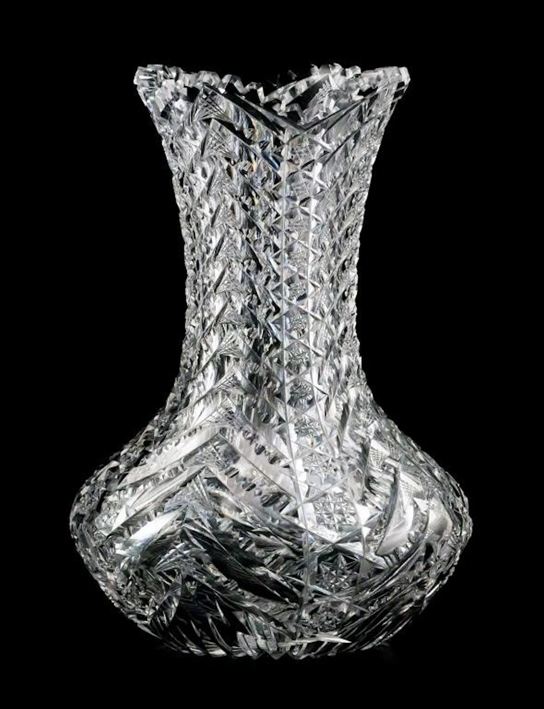 Libbey Herringbone Vase