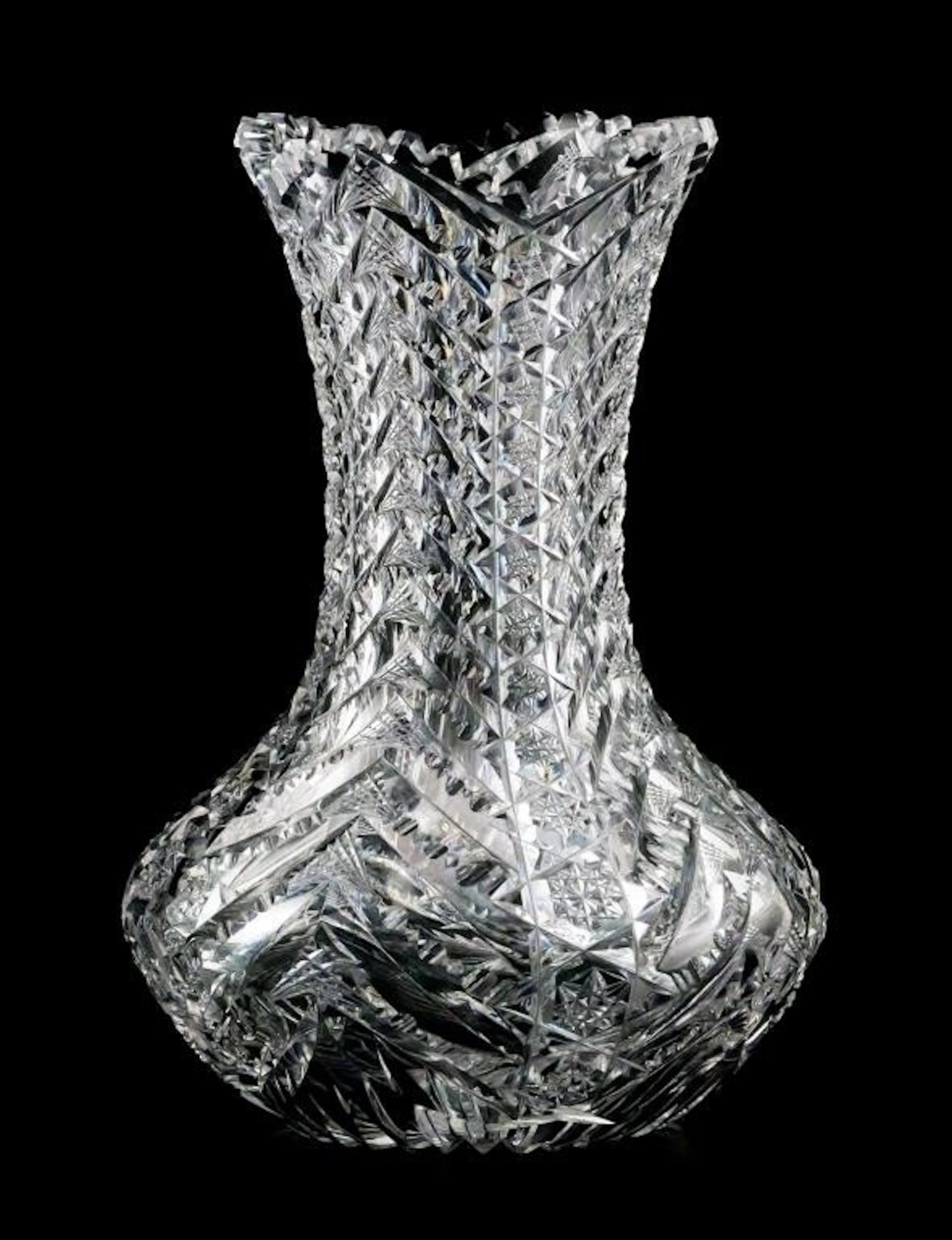 Libbey Herringbone Vase