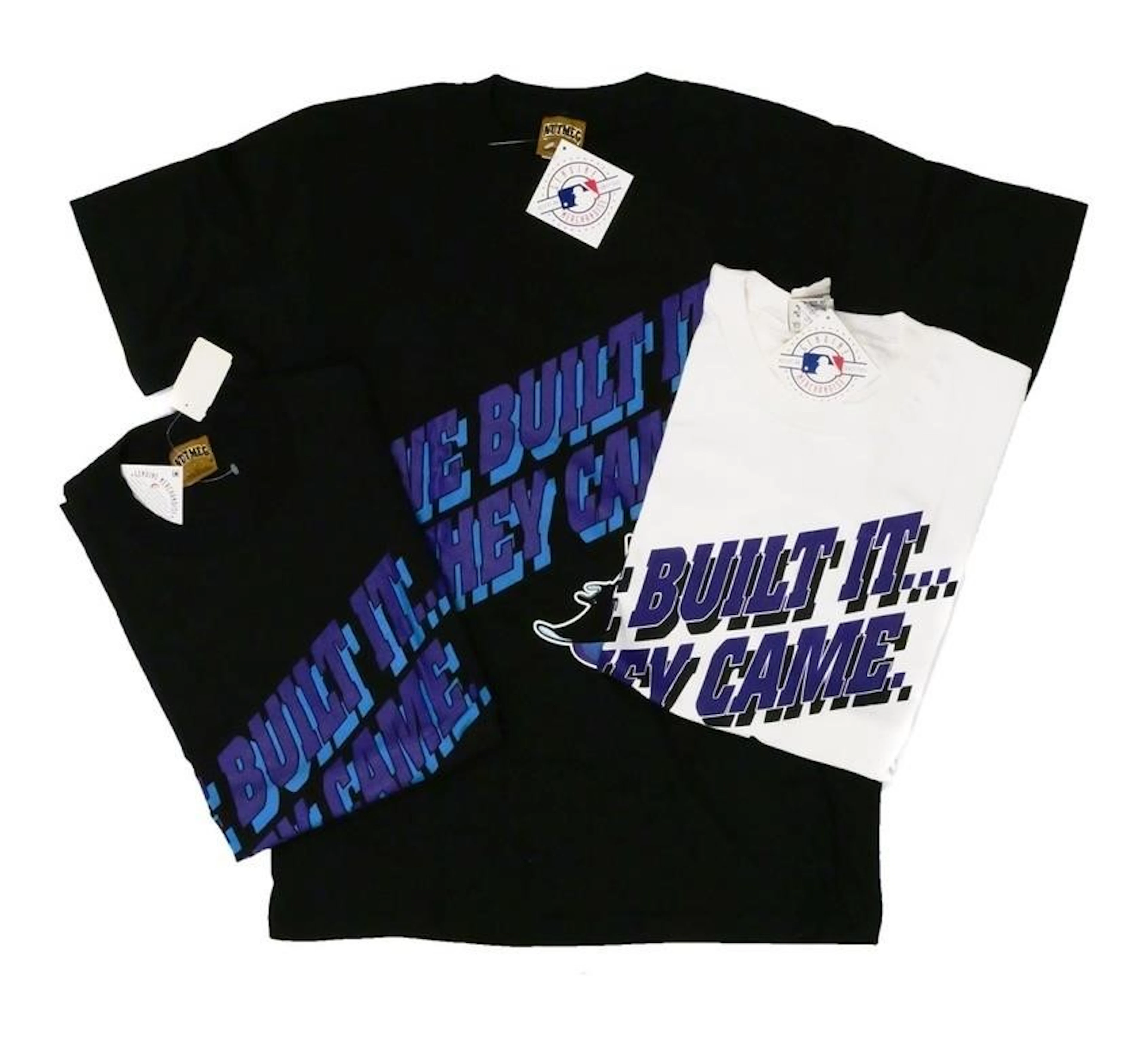 (3) 1995 Tampa Bay Devil Rays T-Shirts XL