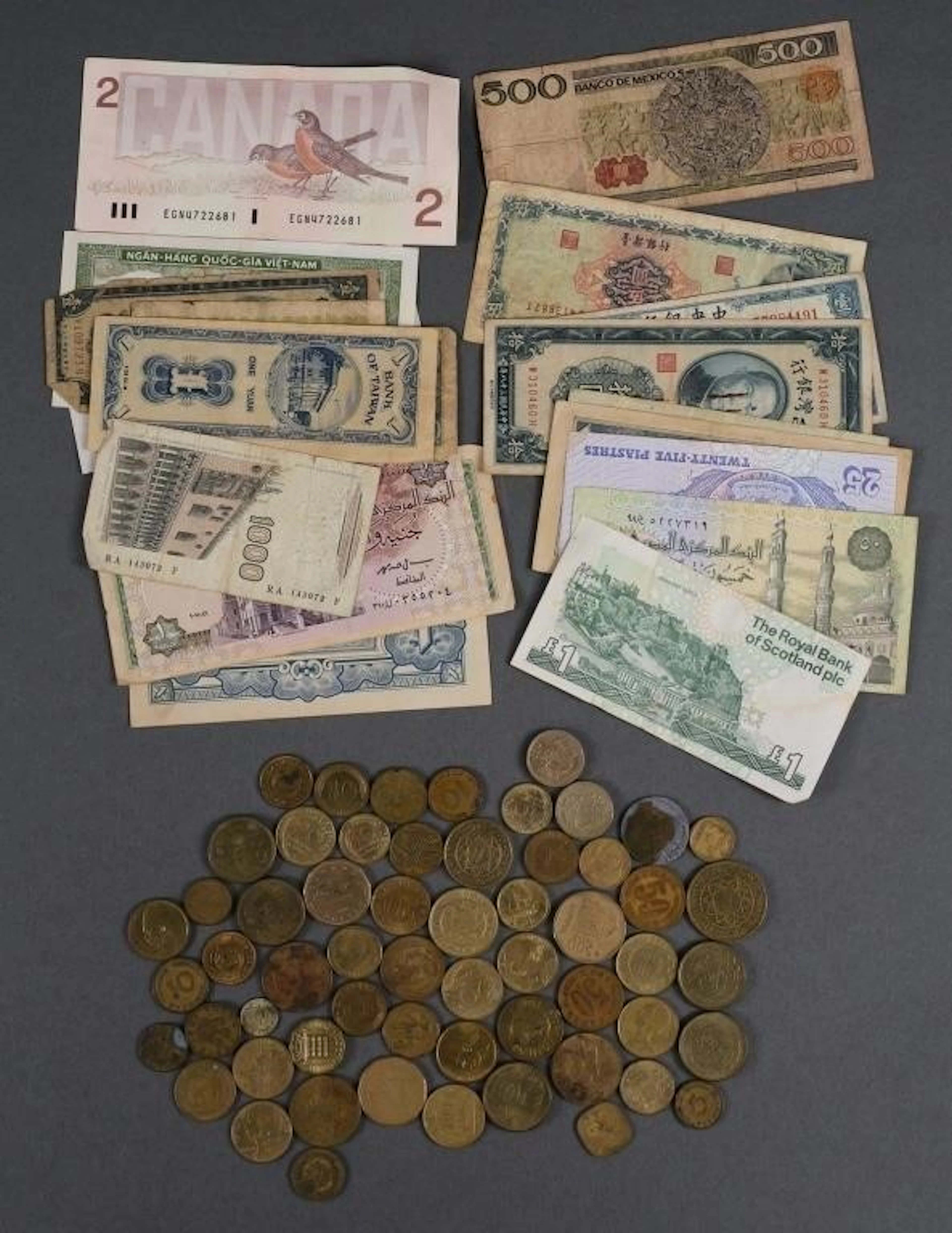 Vintage World Coins & Foreign Currency Collection