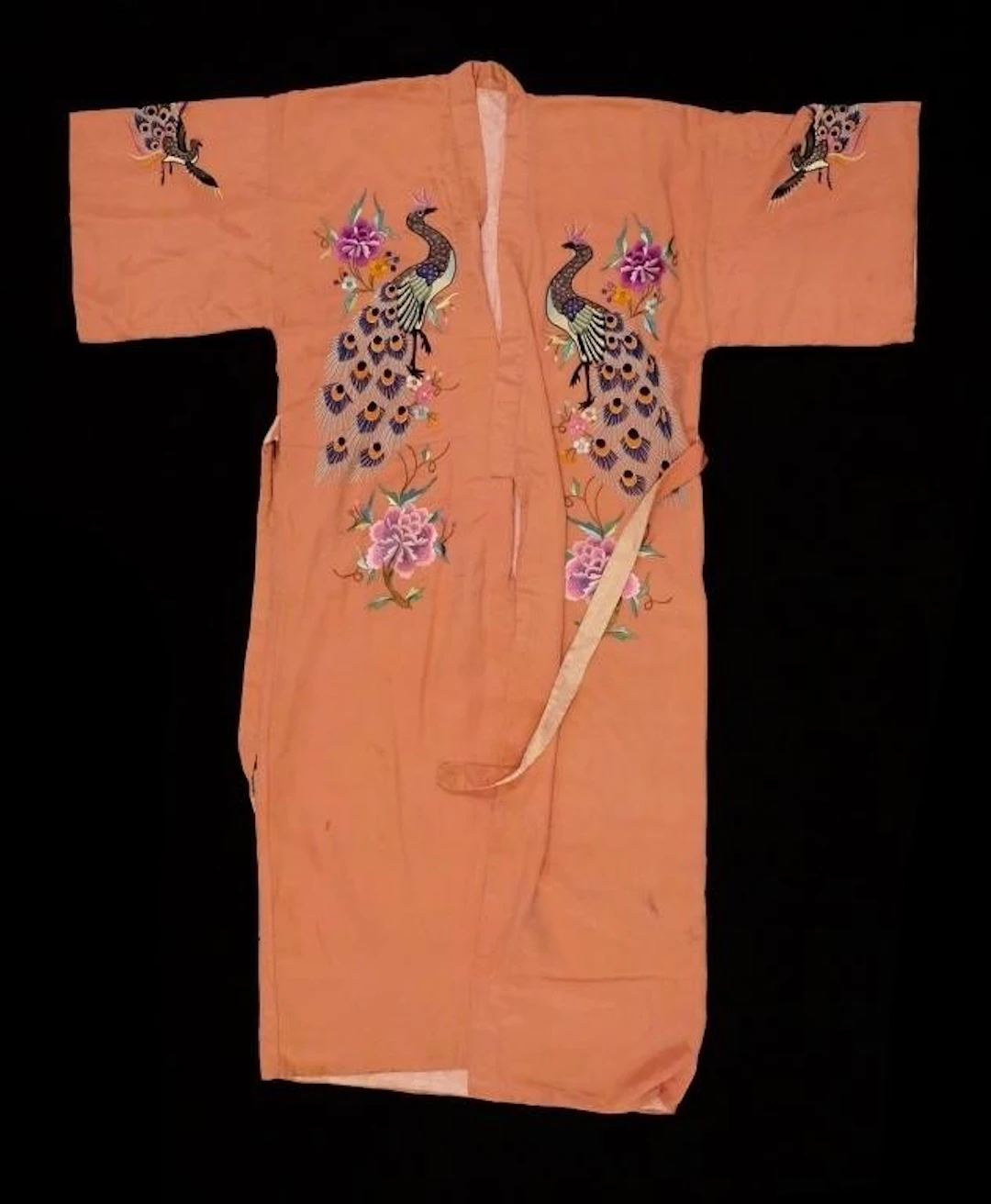 Antique Japanese Silk Embroidered Wedding Kimono