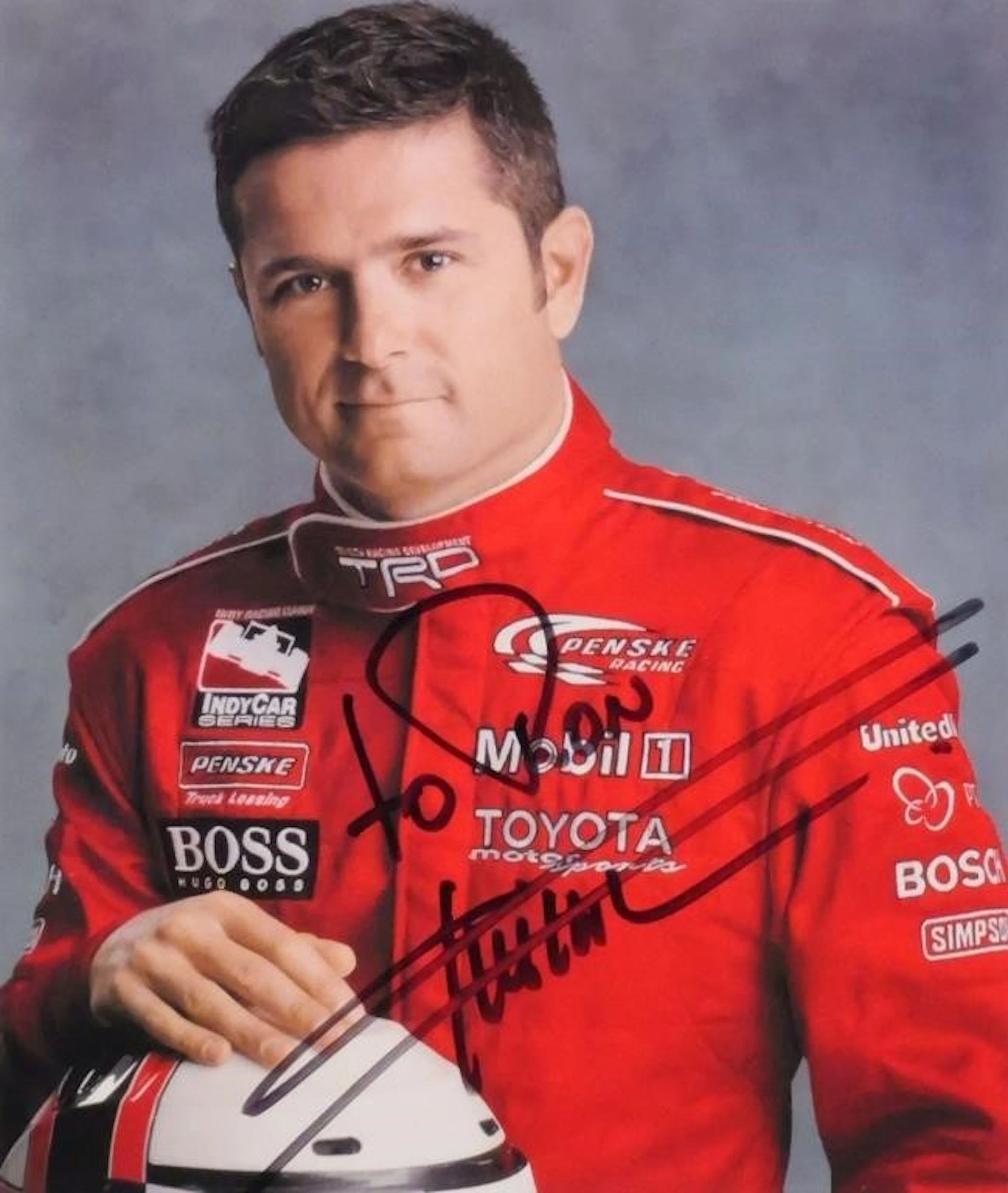 Gil De Ferran Signed Indianapolis 500 Promo Card