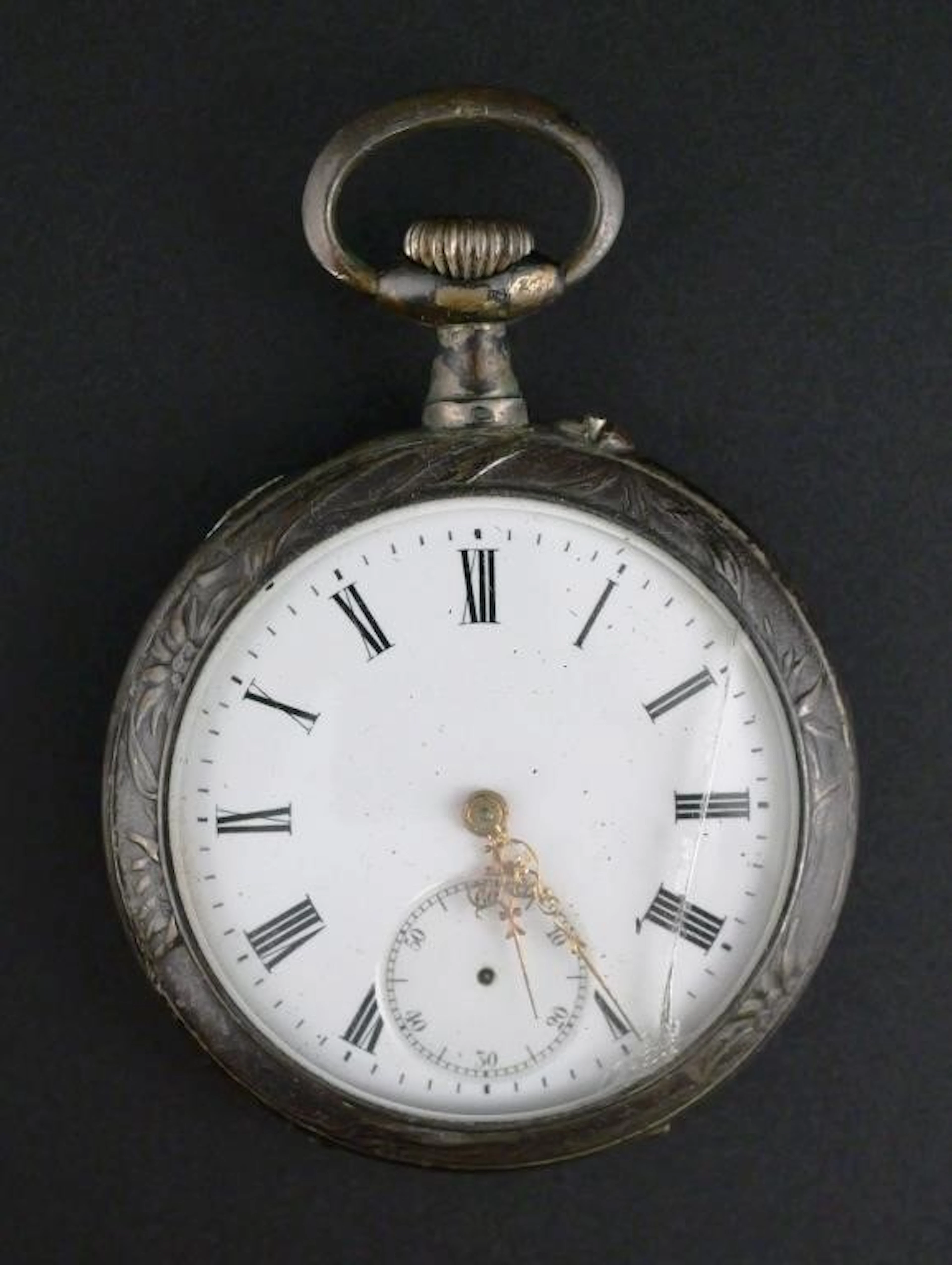 Antique .800 Silver William Tell Pocket Watch