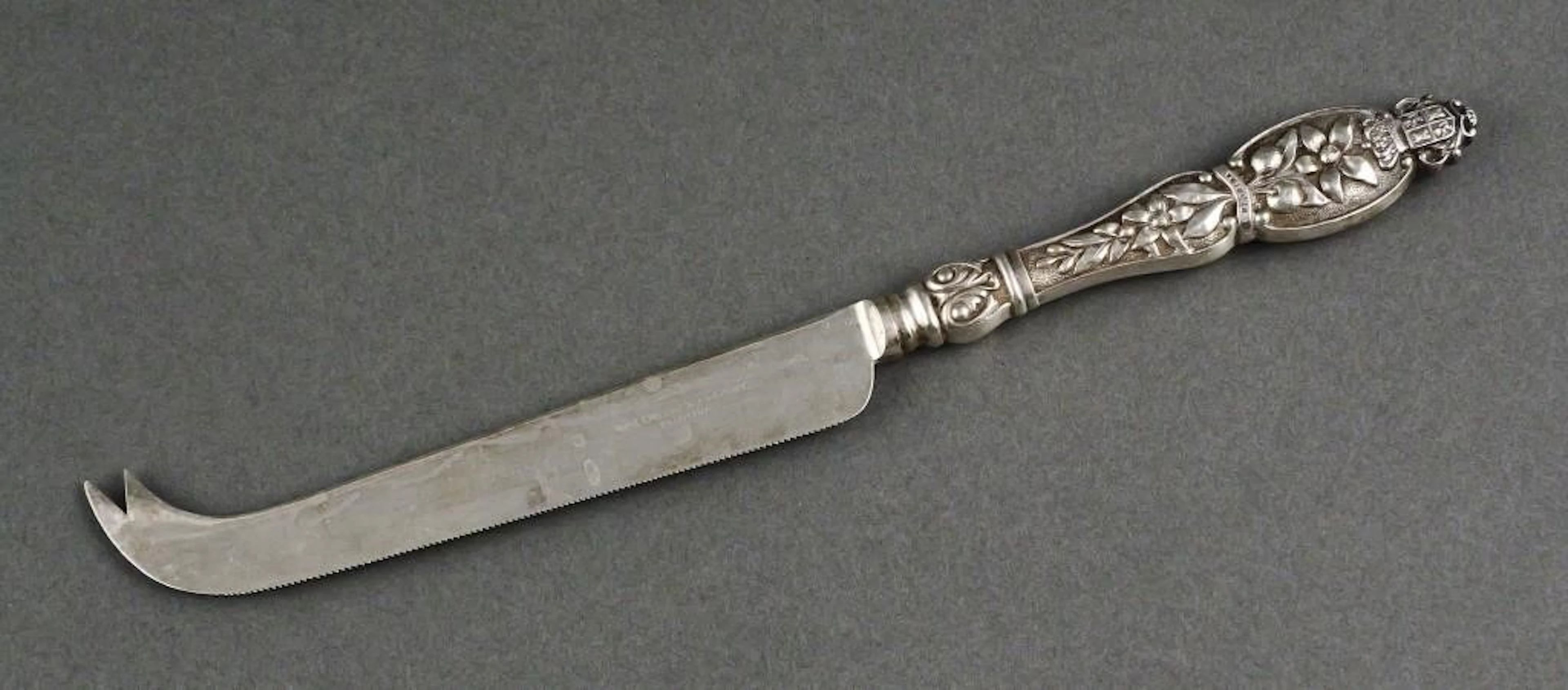 Sterling Greenleaf & Crosby Cheese Knife