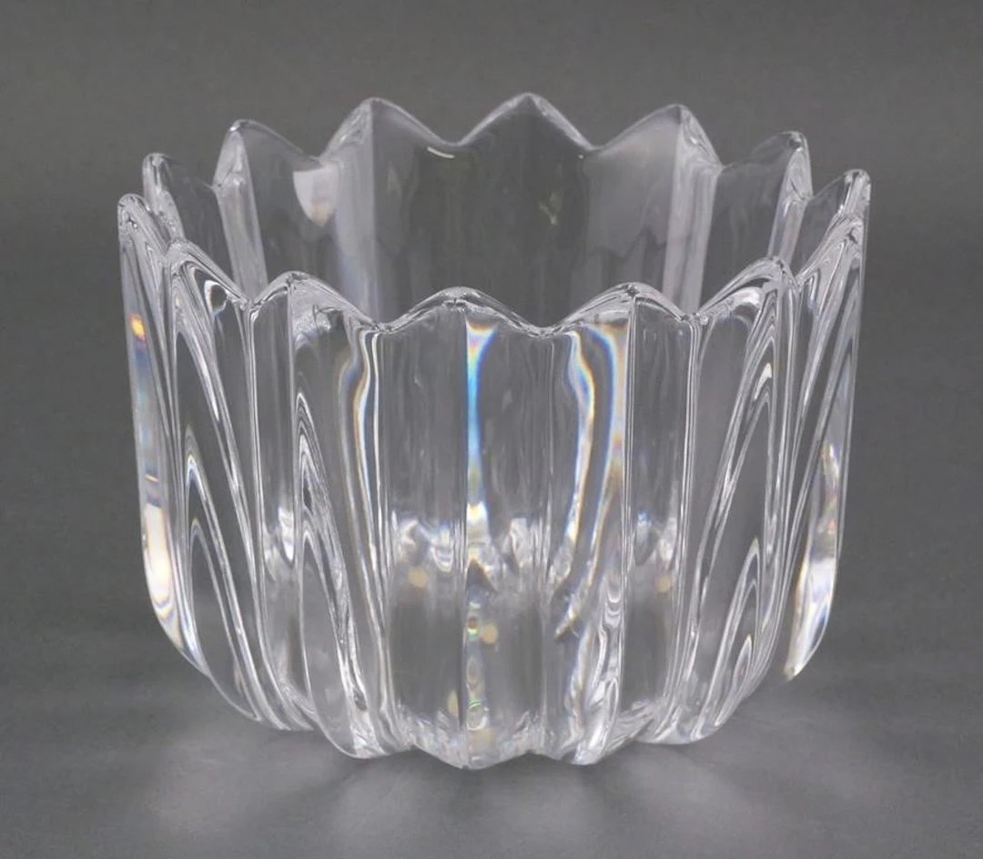 Vintage Orrefors Crystal Bowl Candy Dish