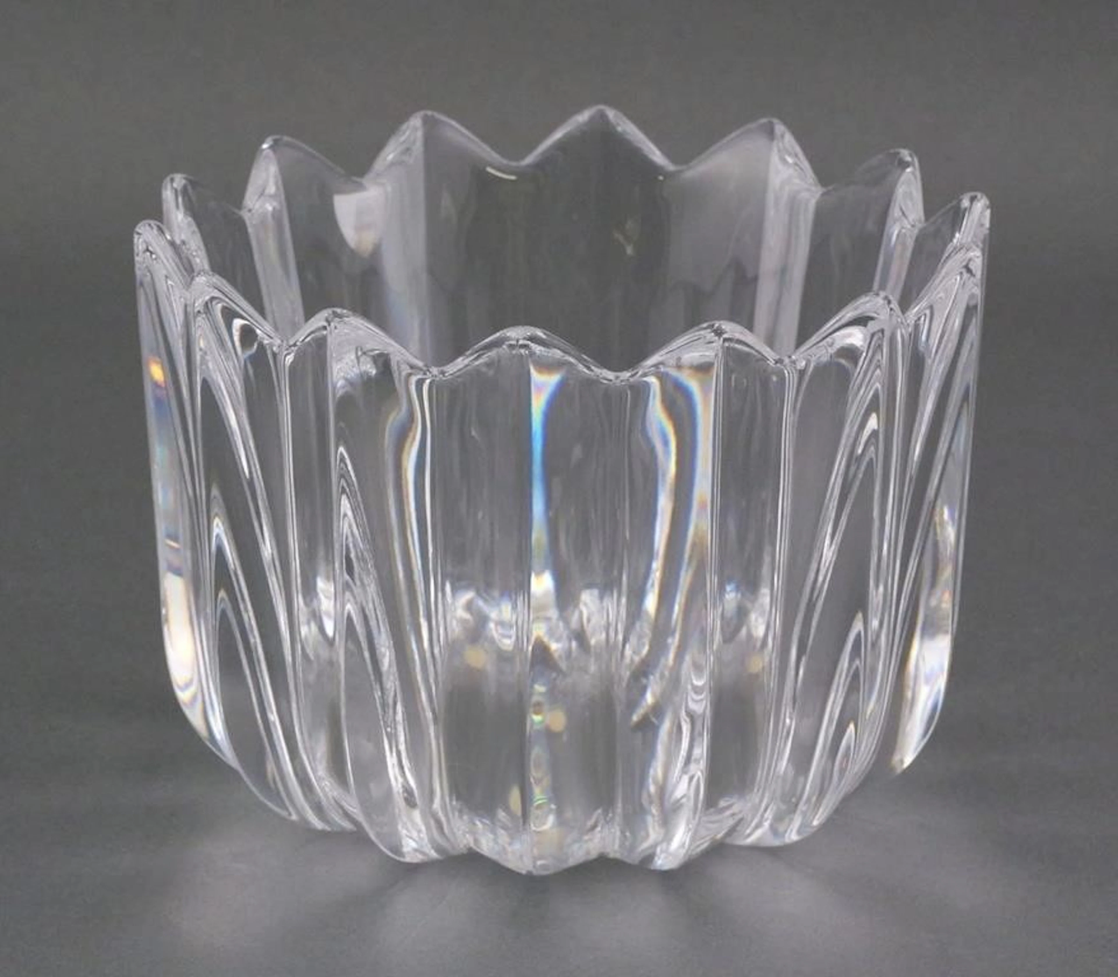 Vintage Orrefors Crystal Bowl Candy Dish