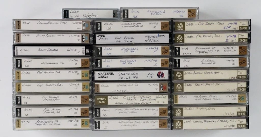 (29) Grateful Dead 1978 Concert Cassette Tapes