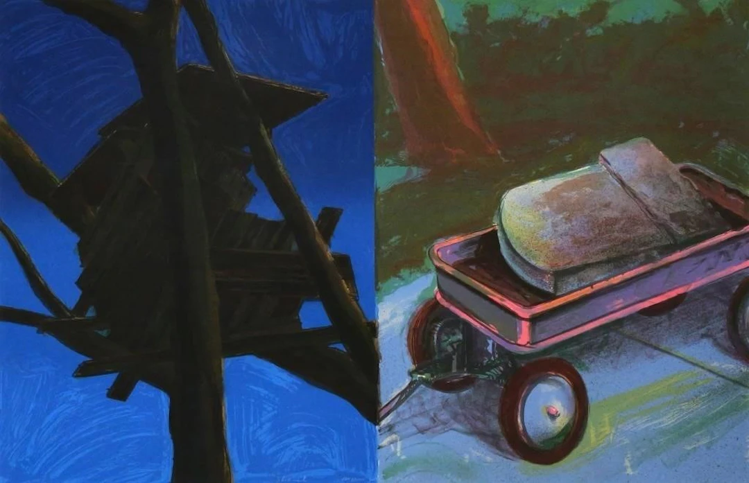 MARK STOCK, Lithograph, Shovel