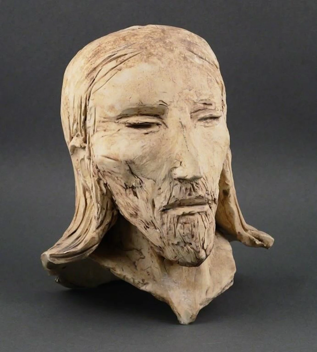 ROBERT HODGELL, Ceramic Sculpture, Bust