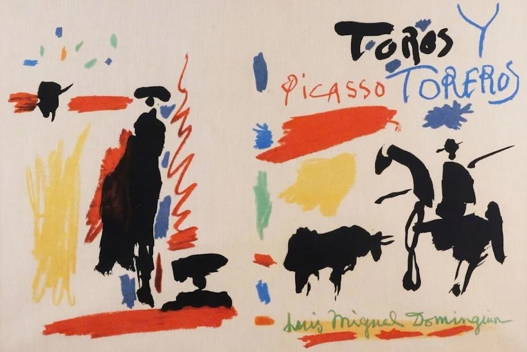 PICASSO Cover Art, Toros y Toreros, Lithograph