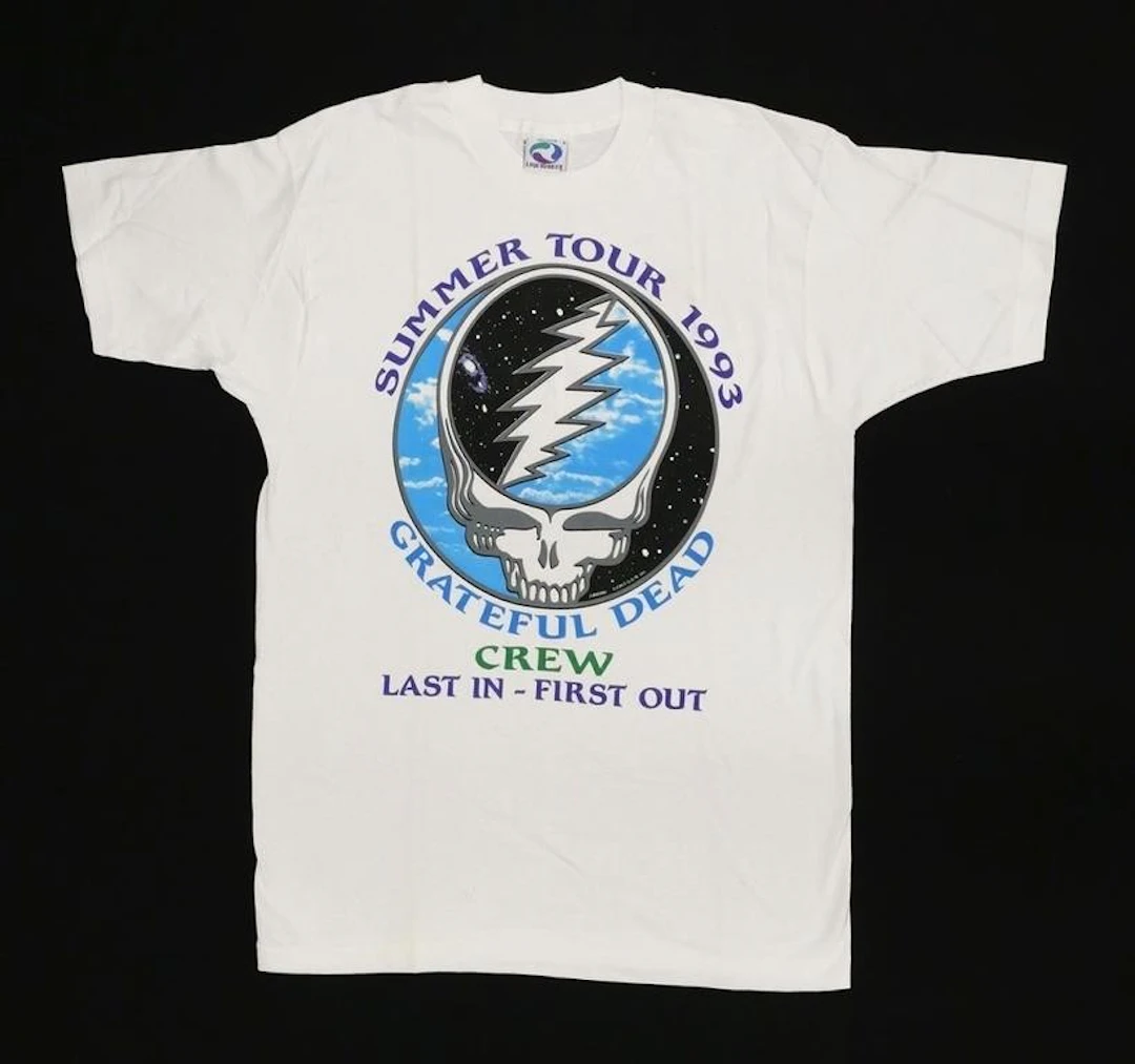Grateful Dead Summer Tour 1993 Crew T-Shirt
