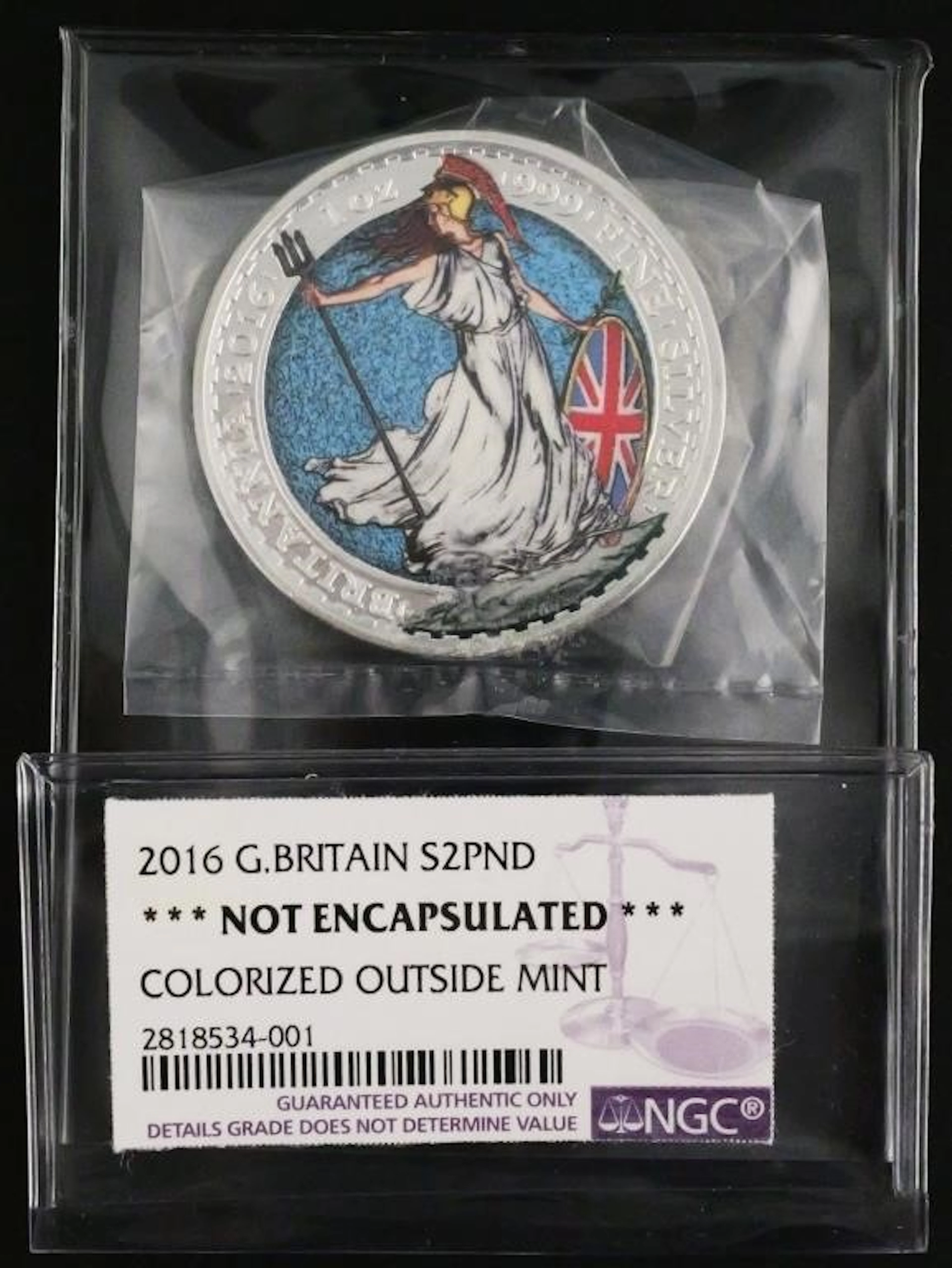 2016 Great Britain Britannia 1 oz Silver Coin NGC