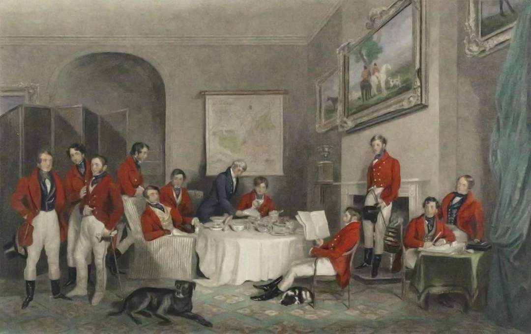 Antique Engr. 'The Melton Breakfast' Chase Lewis