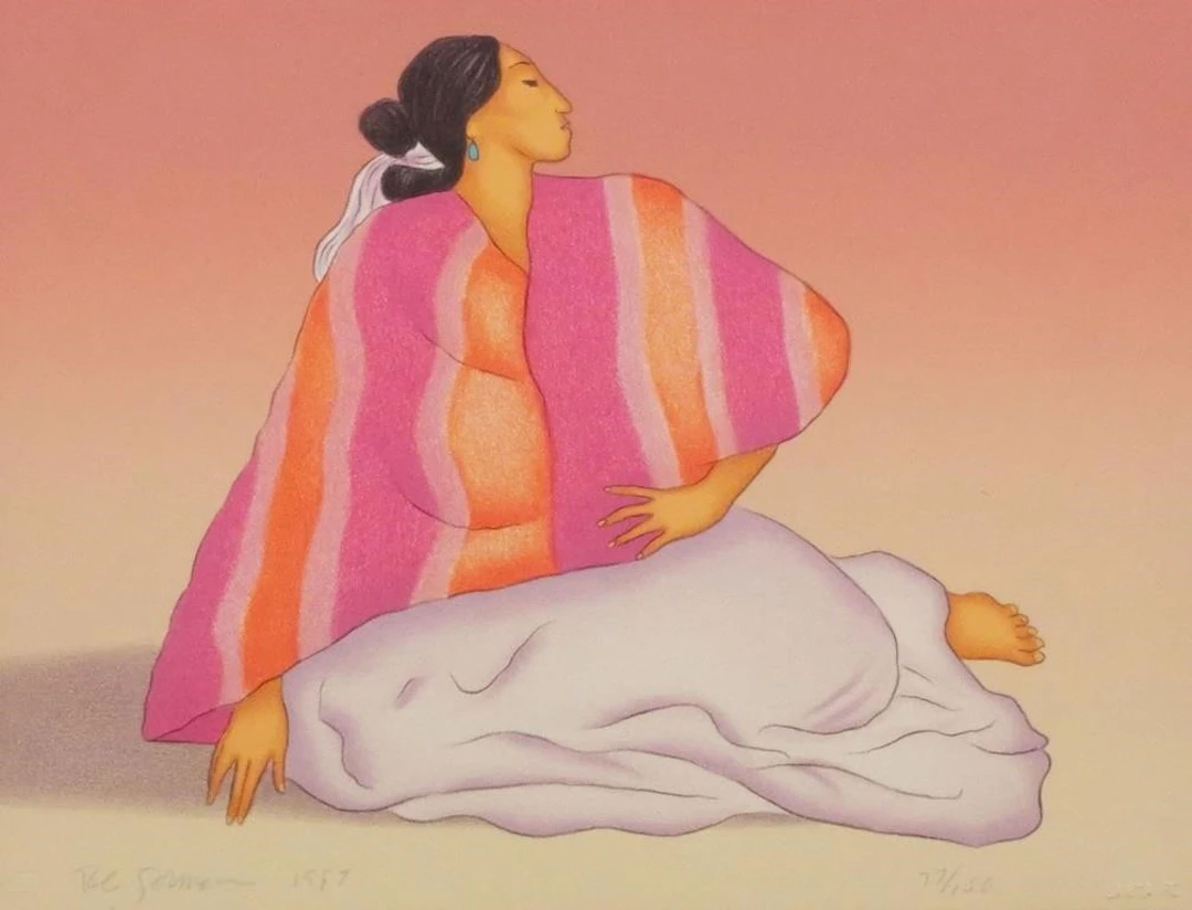 RC Gorman, Litho, Delfina