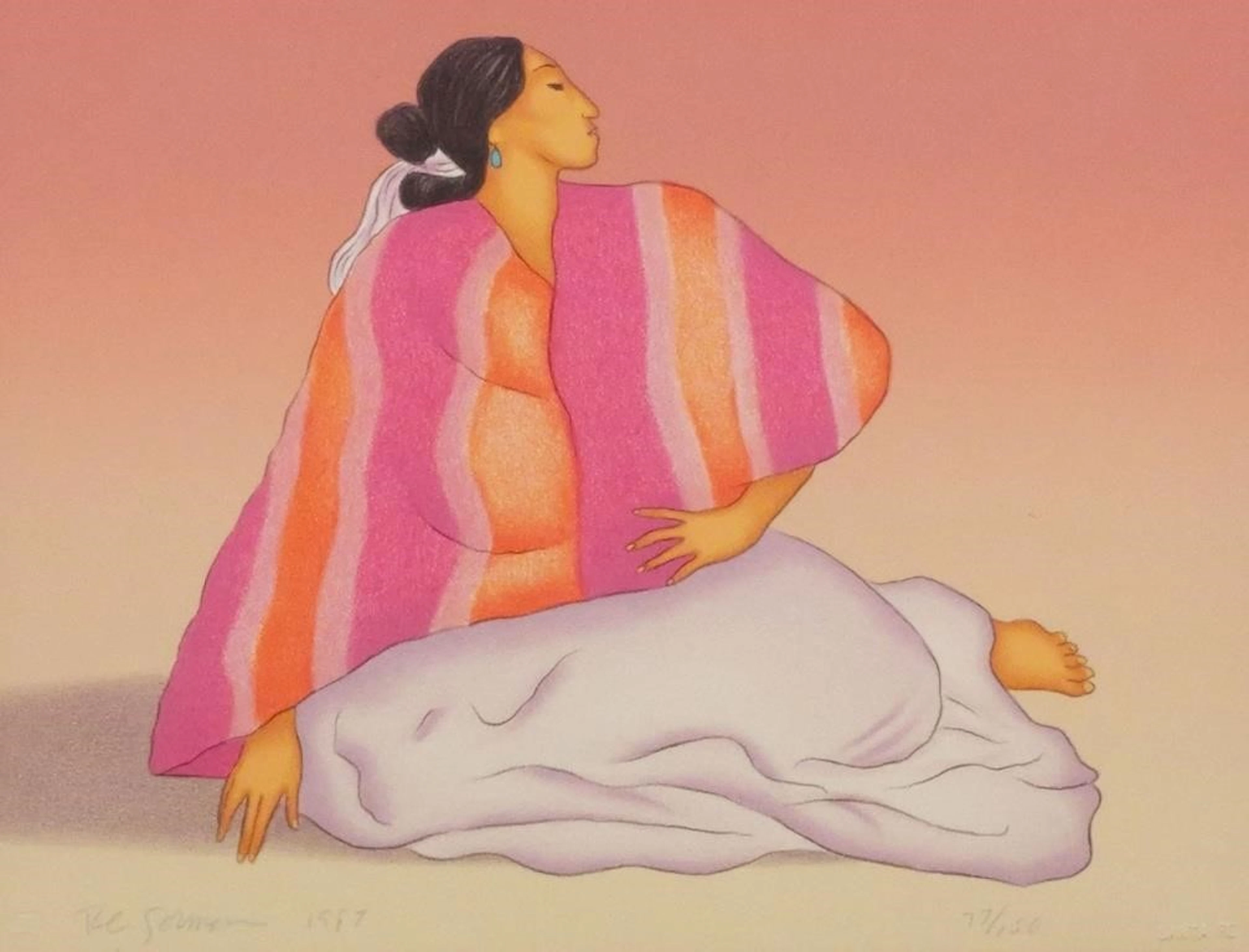 RC Gorman, Litho, Delfina