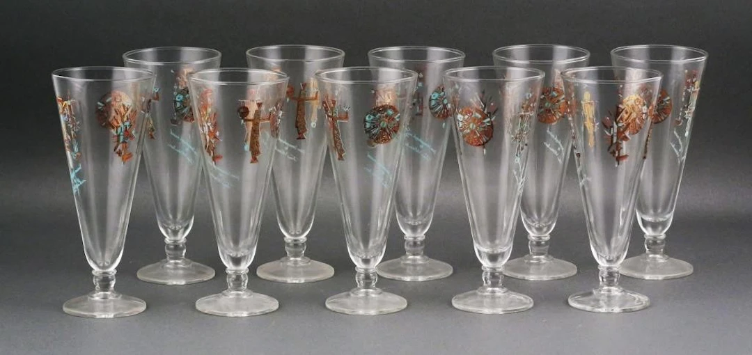 (10) Frans Wildenhain Strasenburgh Mural Pilsners
