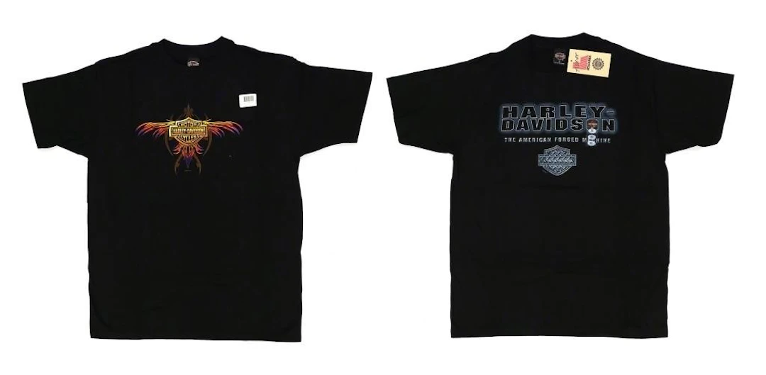 (2) Harley-Davidson Motorcycle T-Shirts XL