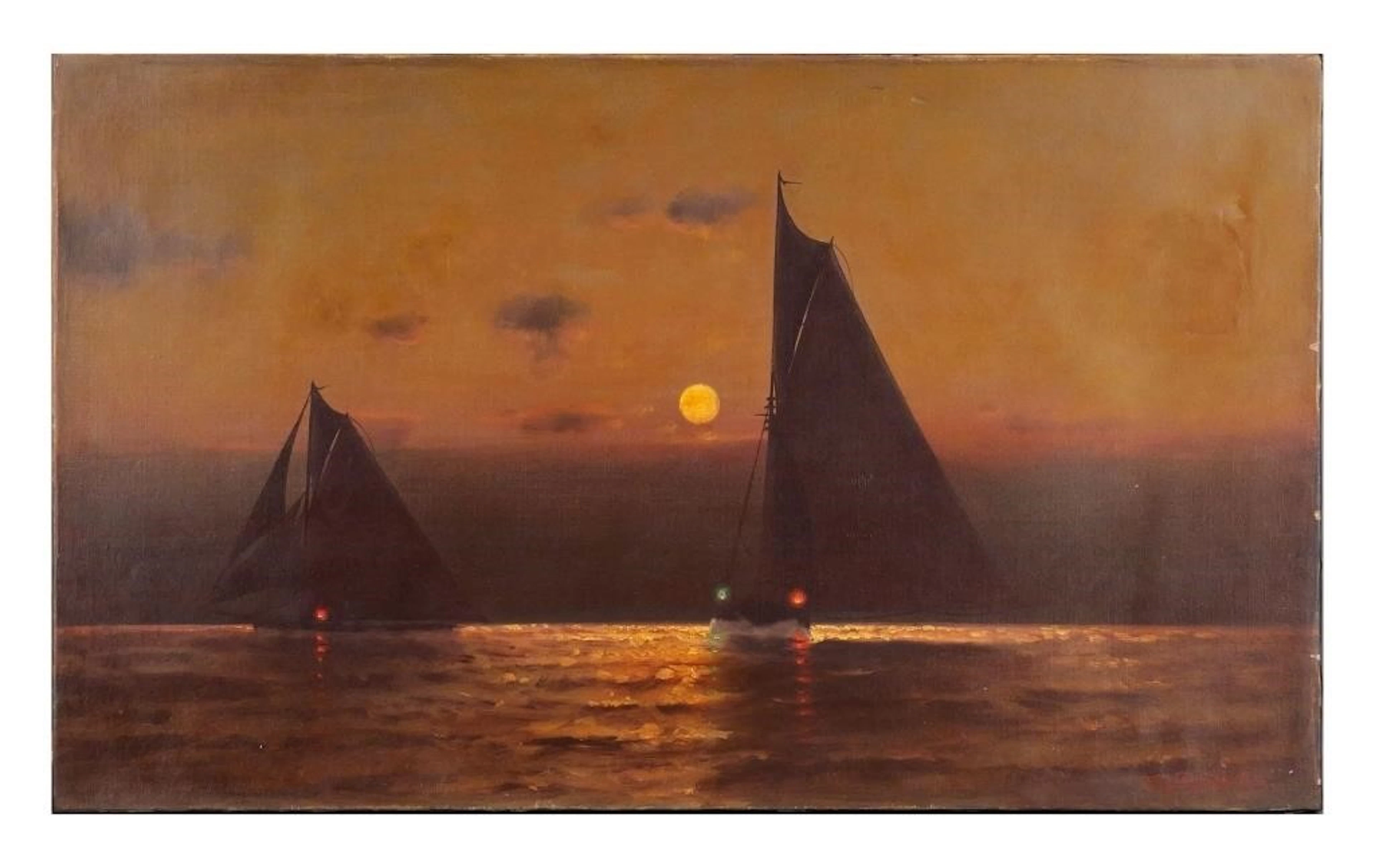 CHARLES S. DORION, Oil on Canvas, Maritime