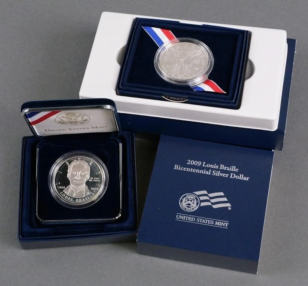 (3) US Mint Commemorative Silver Dollars