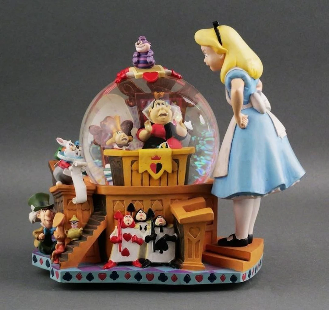 Disney Alice 50th Anniversary Snowglobe Box #21876