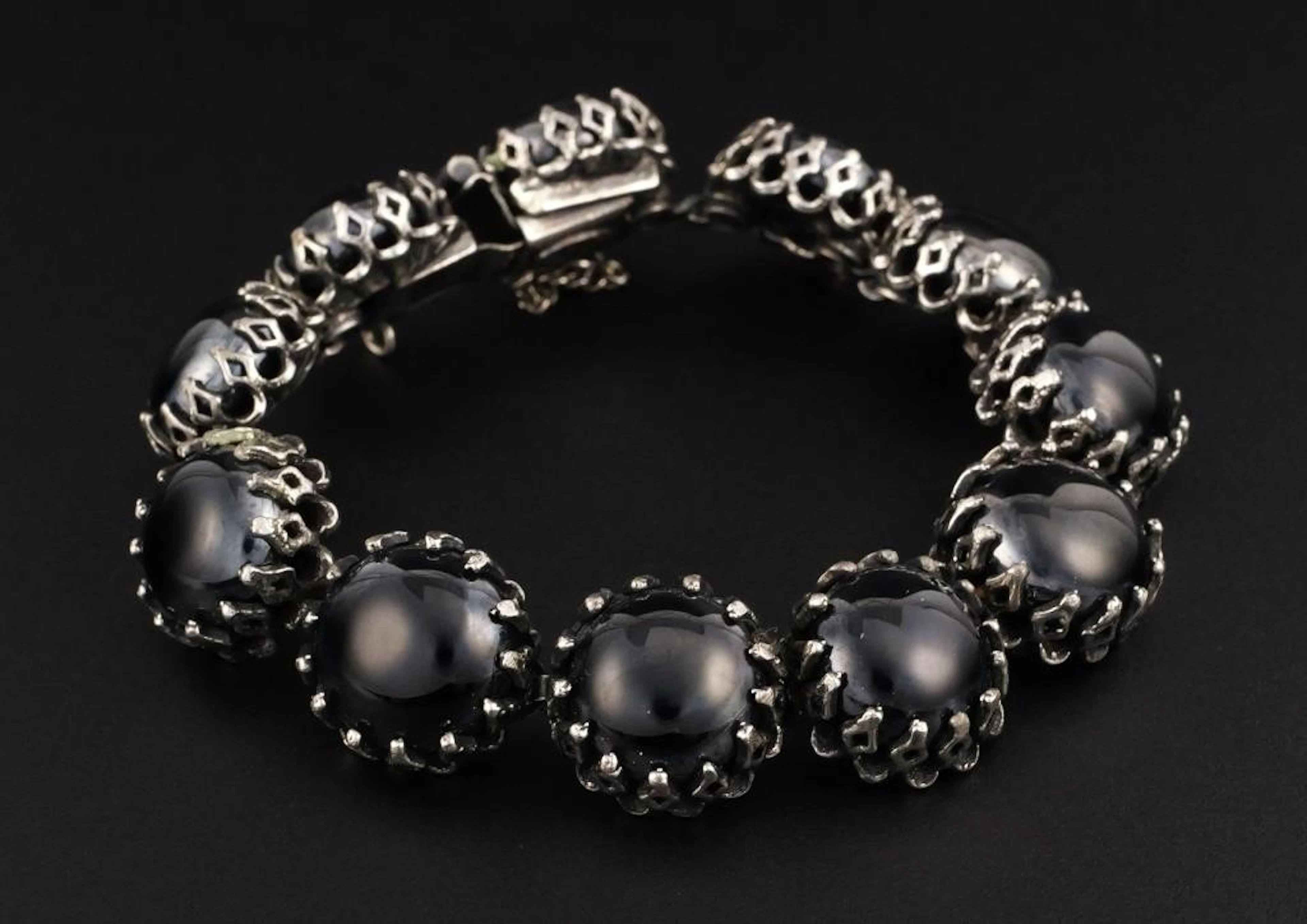 1950s Christian Dior by Kramer Cabochon Bracelet