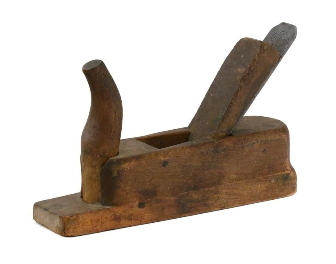 Antique Woodworking Horn Plane Cherry Works