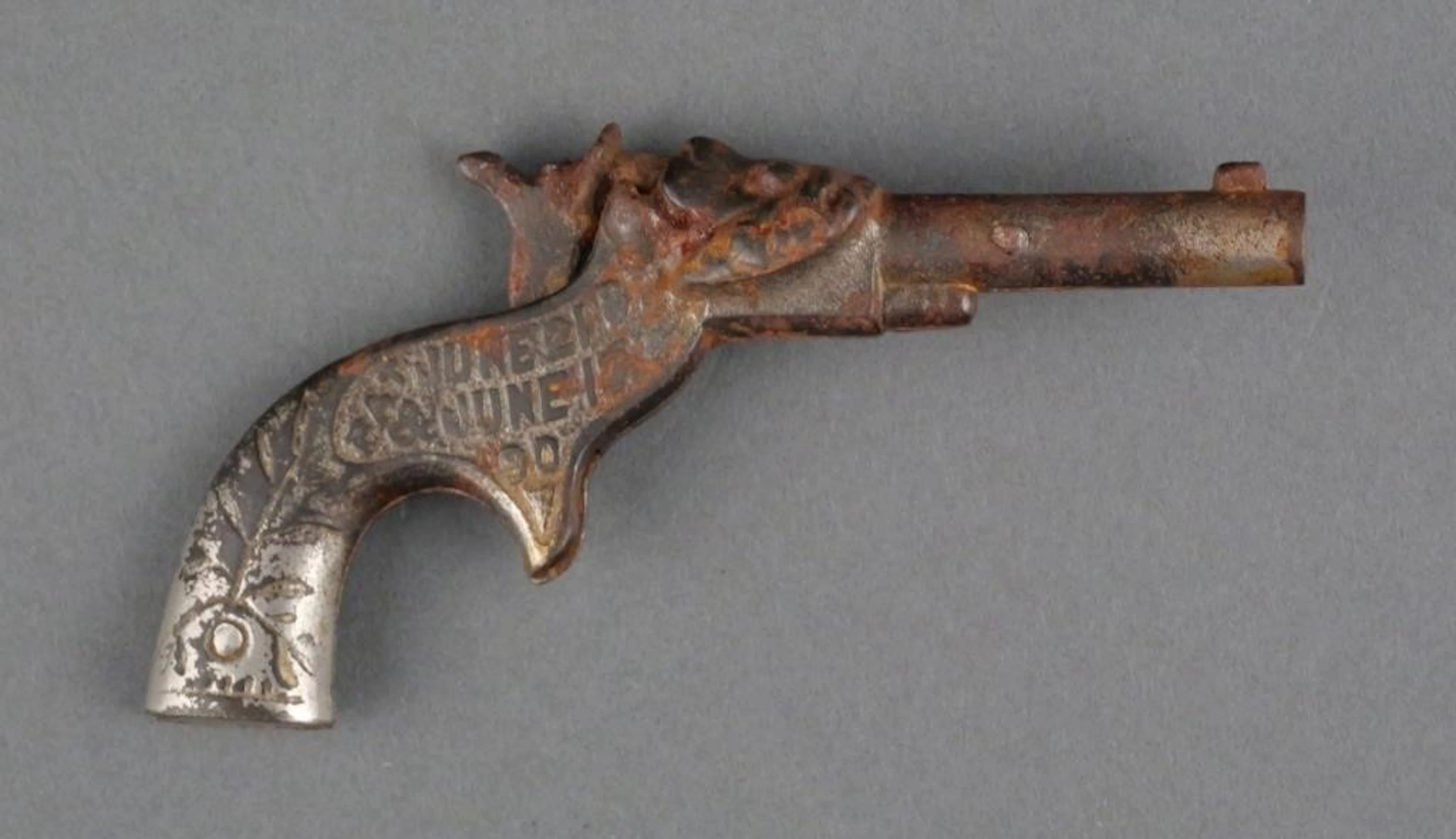 Stevens 1890 LION Cast Iron Cap Gun Pistol
