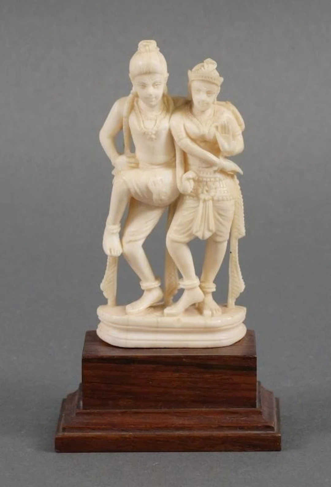 Carved Ivory Indian Hindi Figure