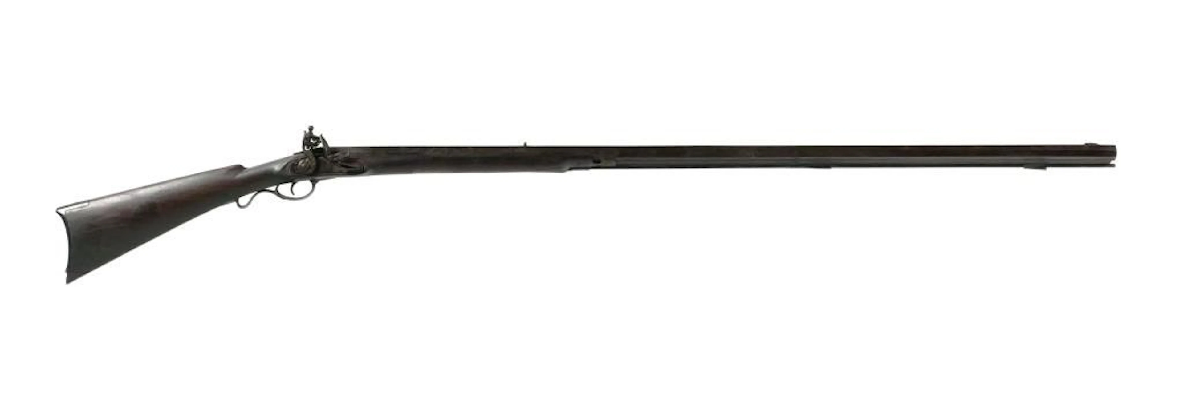 Antique .36 Cal. Half-Stock Flintlock Rifle
