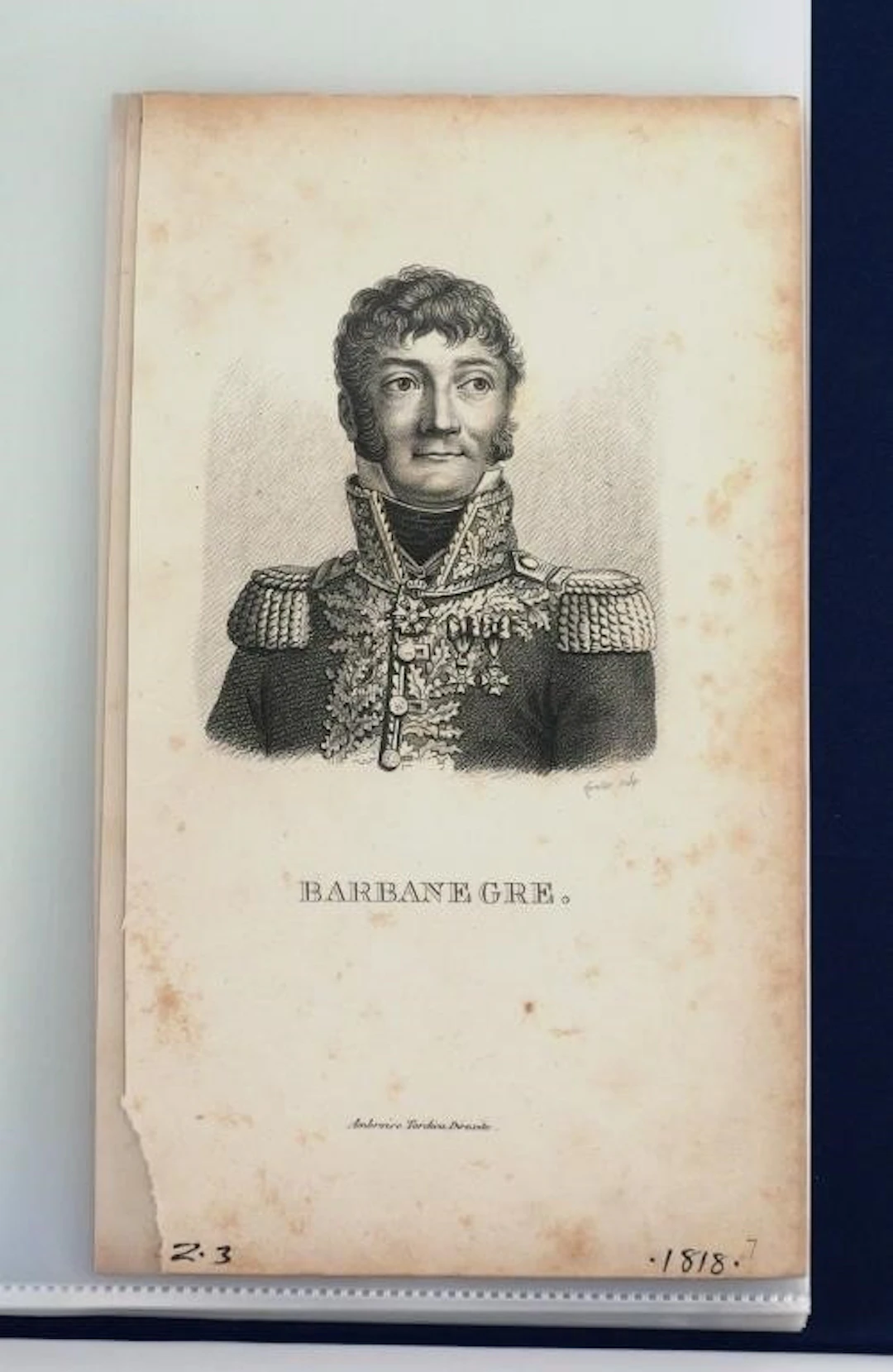 (35) French Napoleonic Portrait Prints Binder