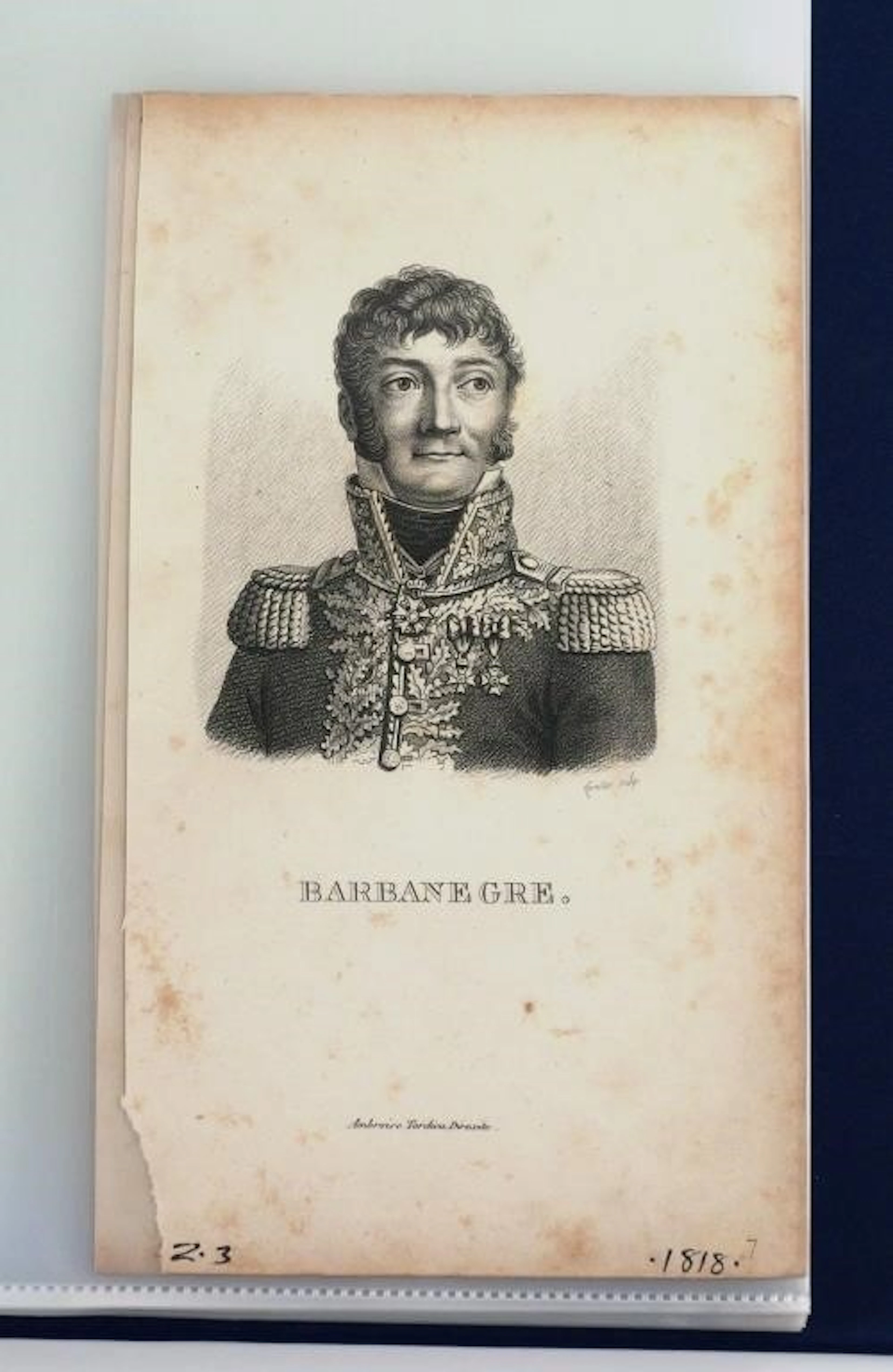 (35) French Napoleonic Portrait Prints Binder
