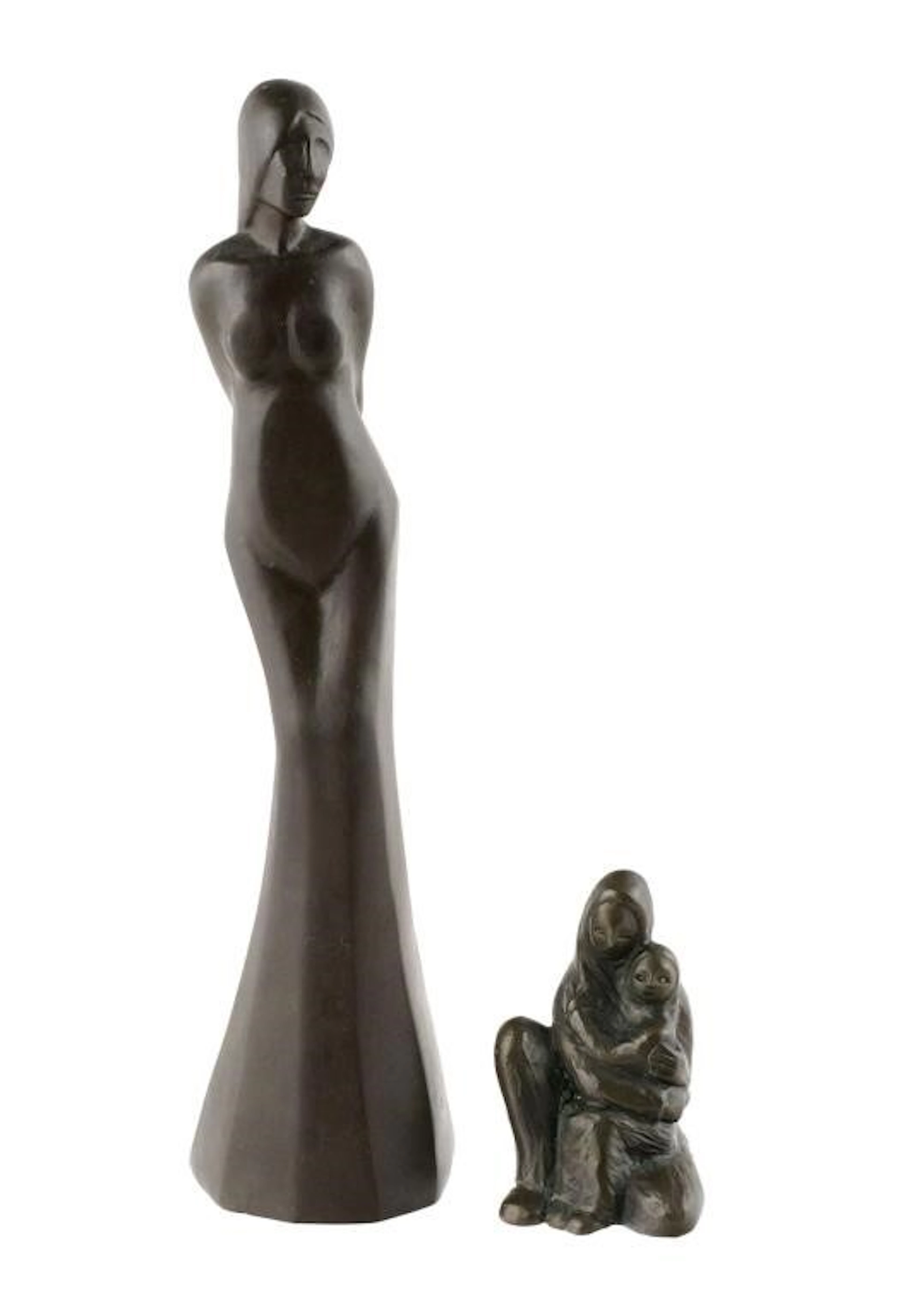 (2) Michael Masse Bronze Figures