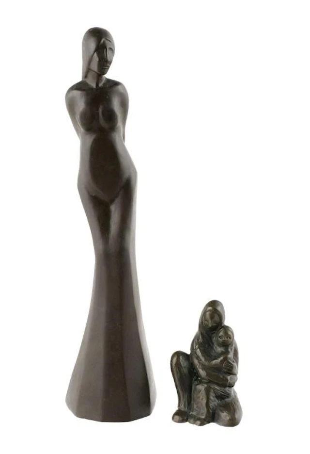(2) Michael Masse Bronze Figures