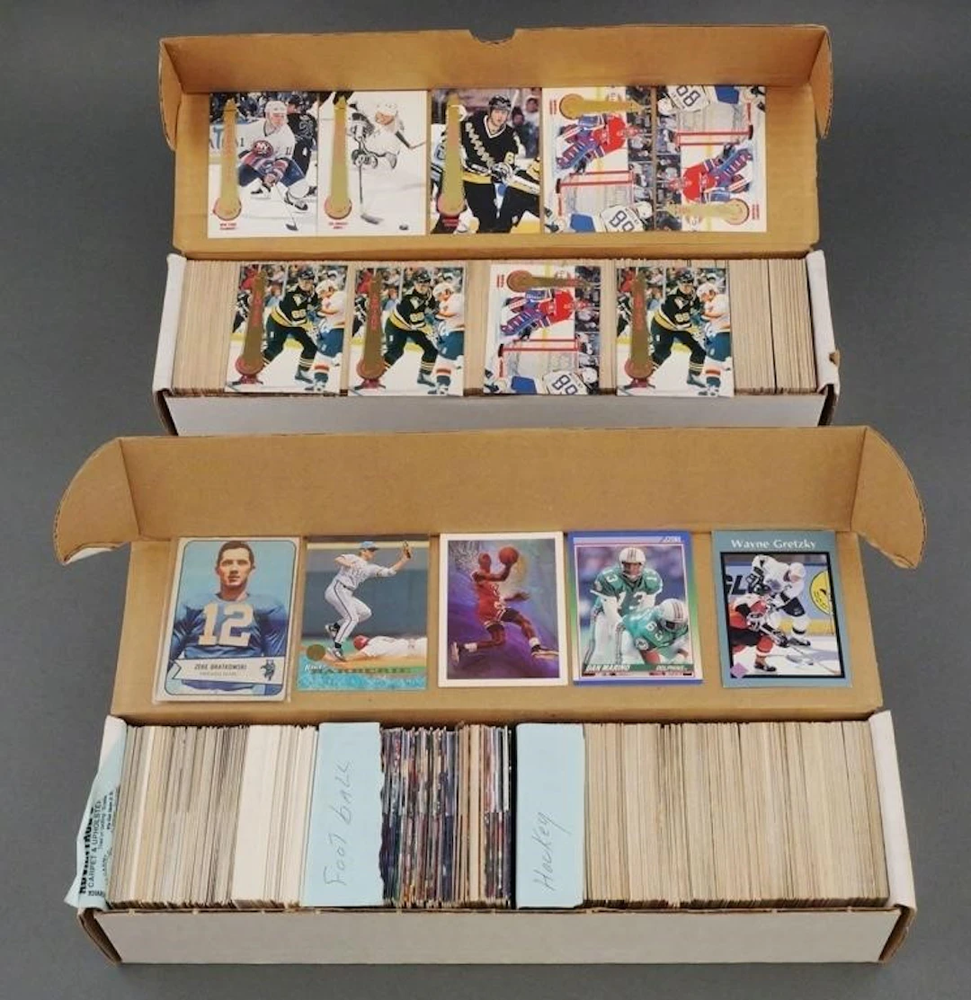 (2) Boxes of Misc Vtg Sports Cards