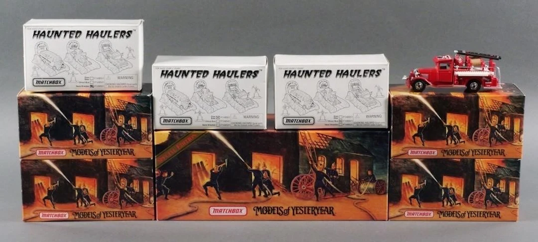 (9) Matchbox Fire Engines & Haunted Haulers