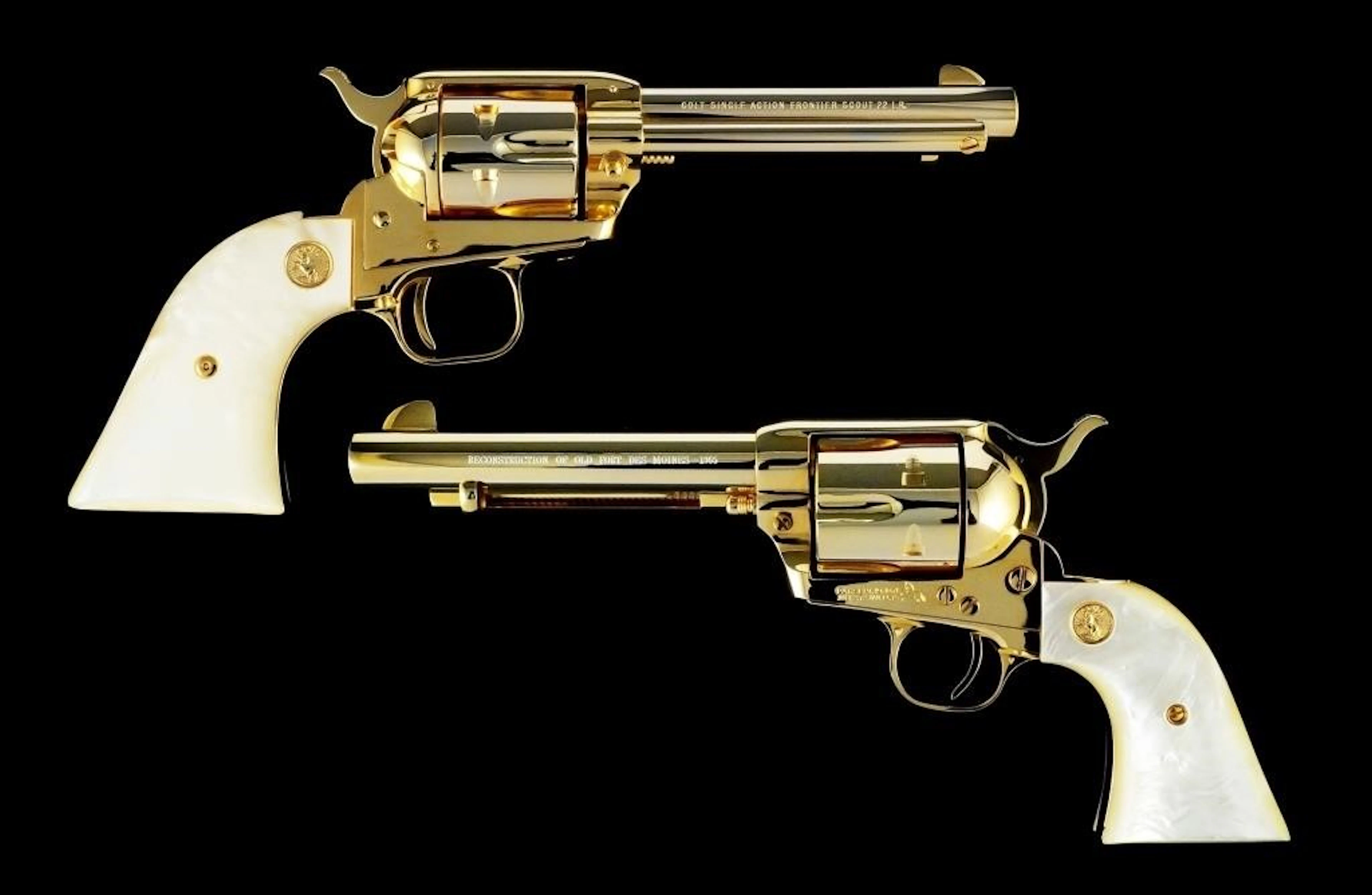 1965 Pair Colt Old Fort Des Moines Revolvers