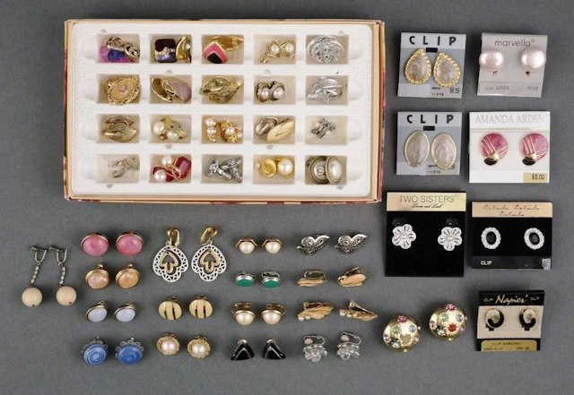 Mixed Lot of Over 40 Earrings