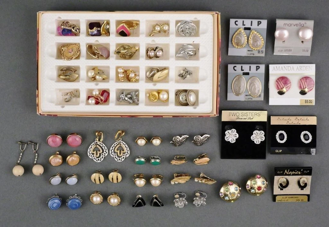 Mixed Lot of Over 40 Earrings