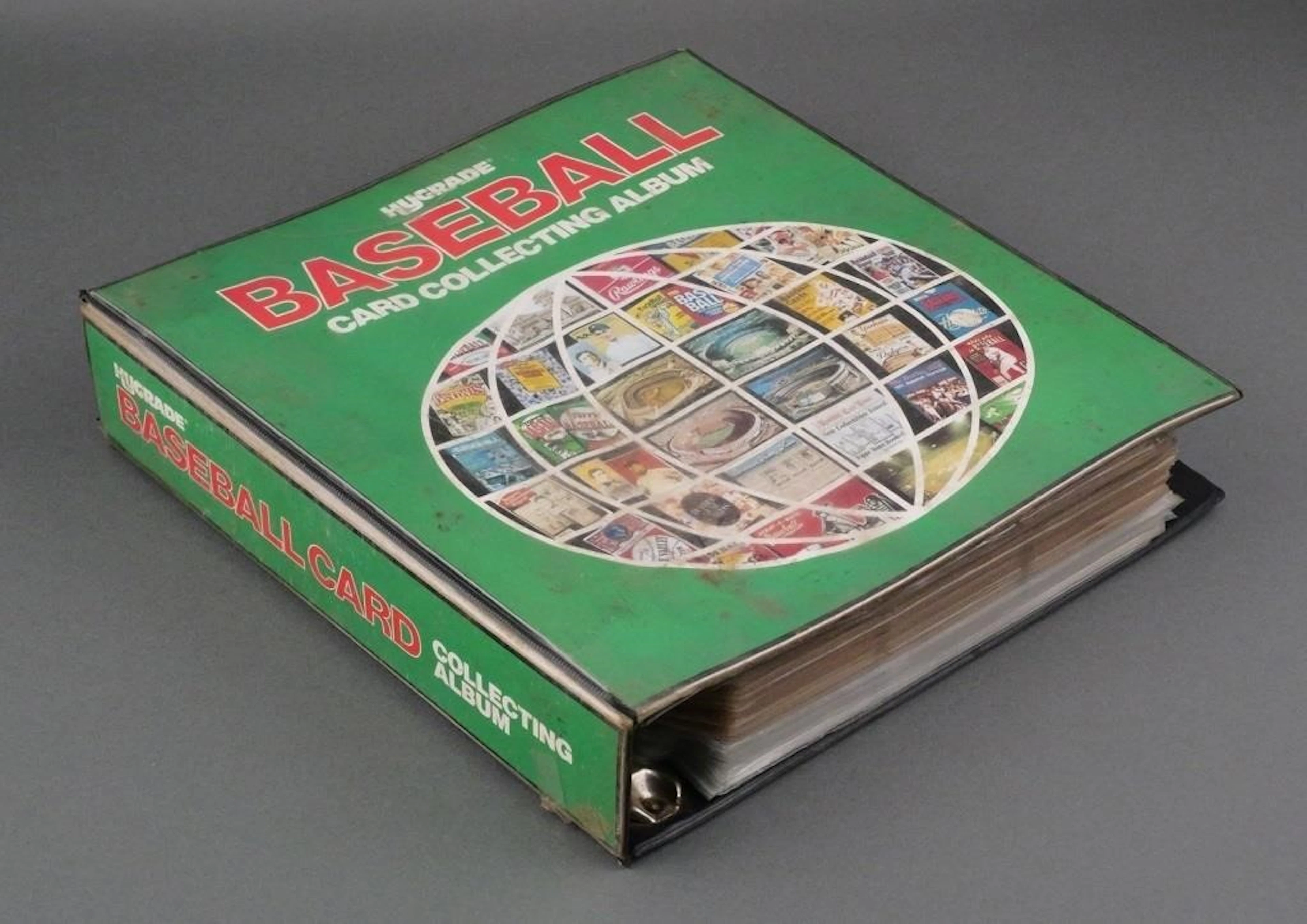 Vintage Baseball & Football Trading Card Binder