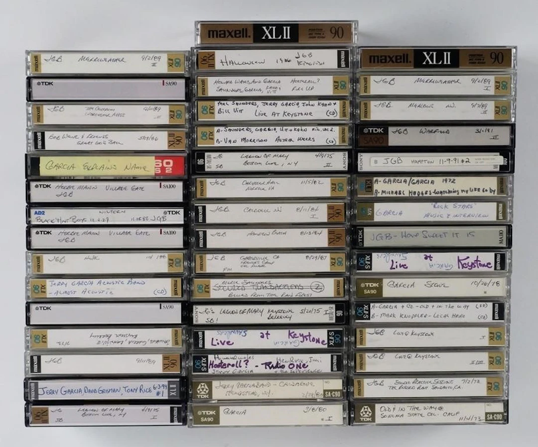 (46) Jerry Garcia Band Live Cassette Tapes