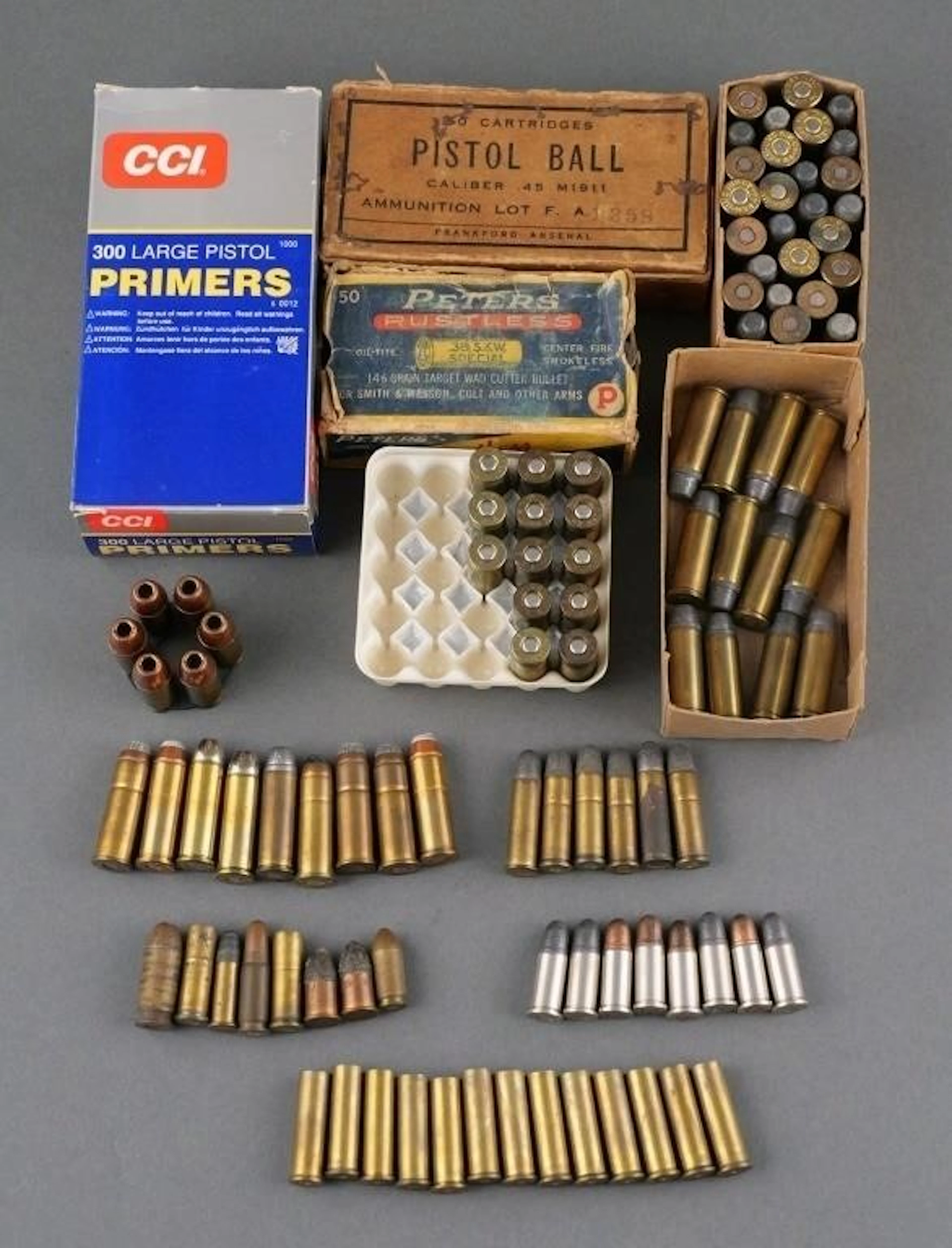 Assorted Large Caliber Pistol & Revolver Ammo
