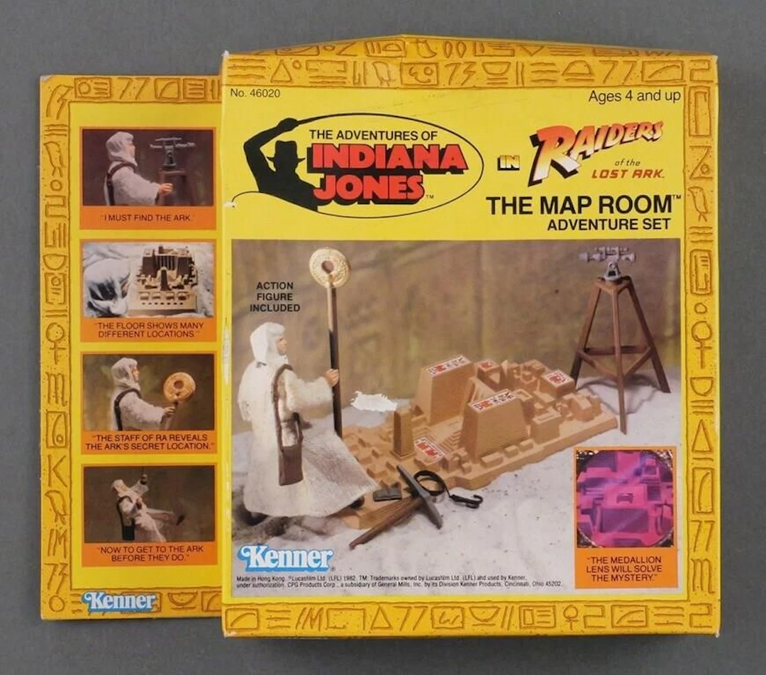 Kenner Indiana Jones Map Room Adventure Set