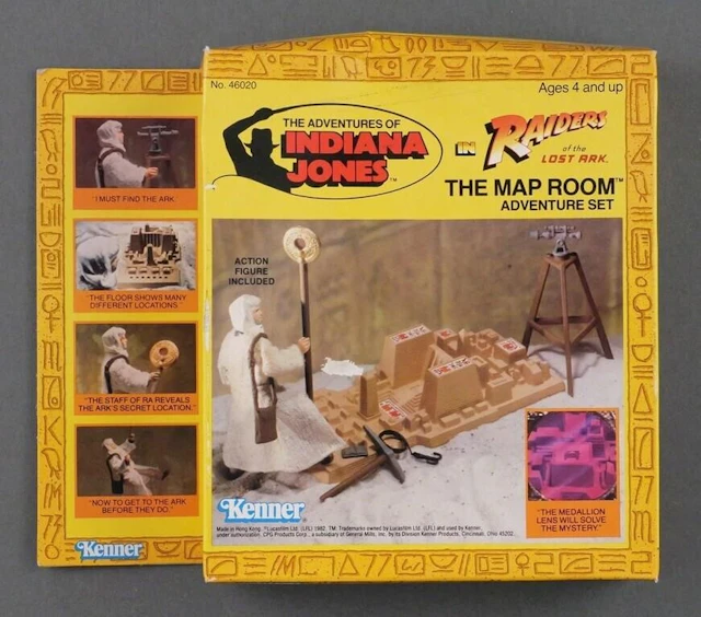 Kenner Indiana Jones Map Room Adventure Set