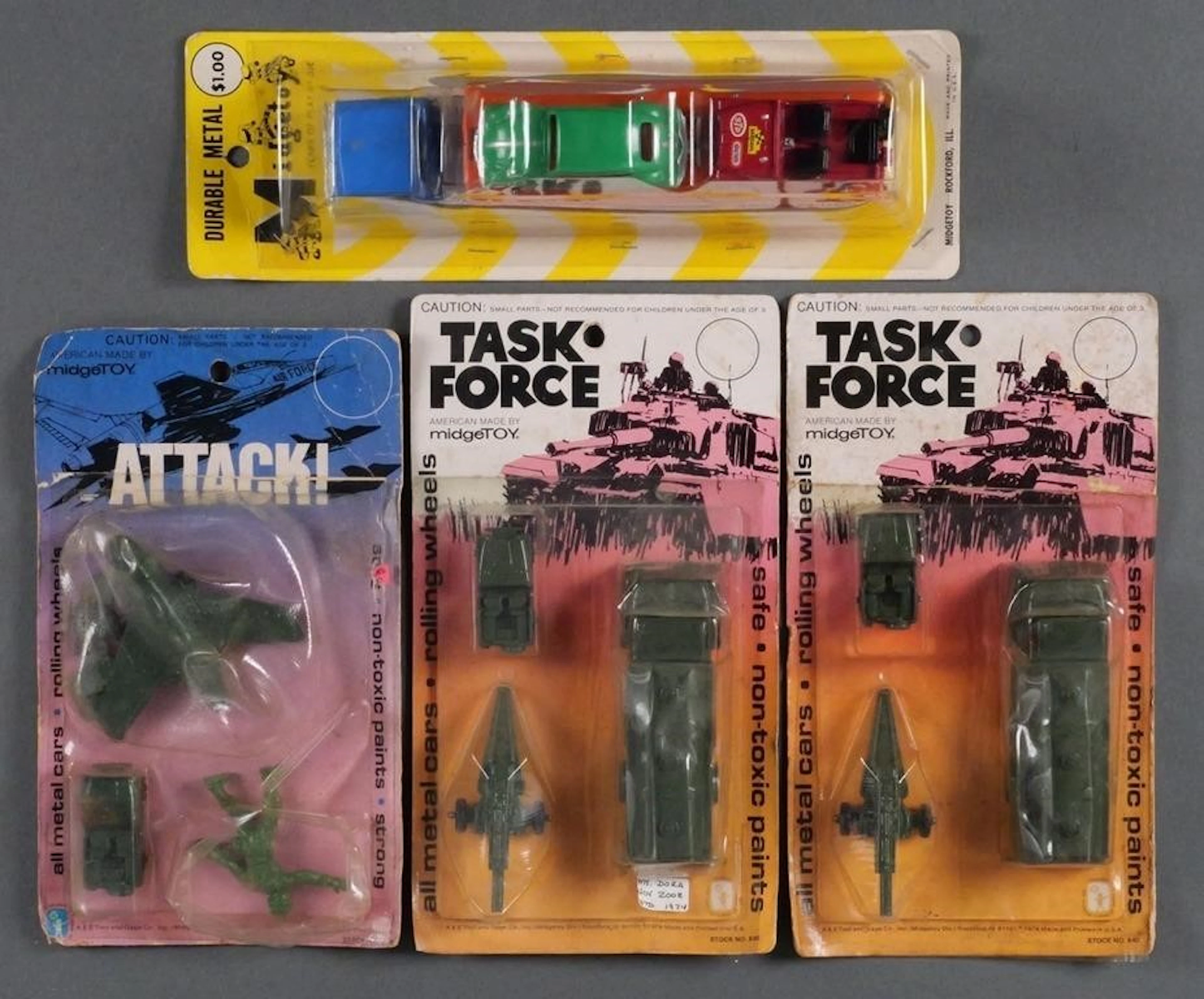 Vintage MidgeToy Task Force MOC