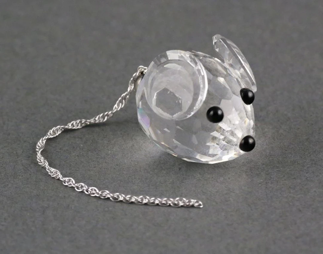 Vintage Swarovski Crystal Mouse