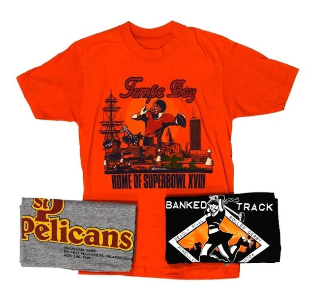 (3) Vintage Tampa Bay & St. Pete T-Shirts