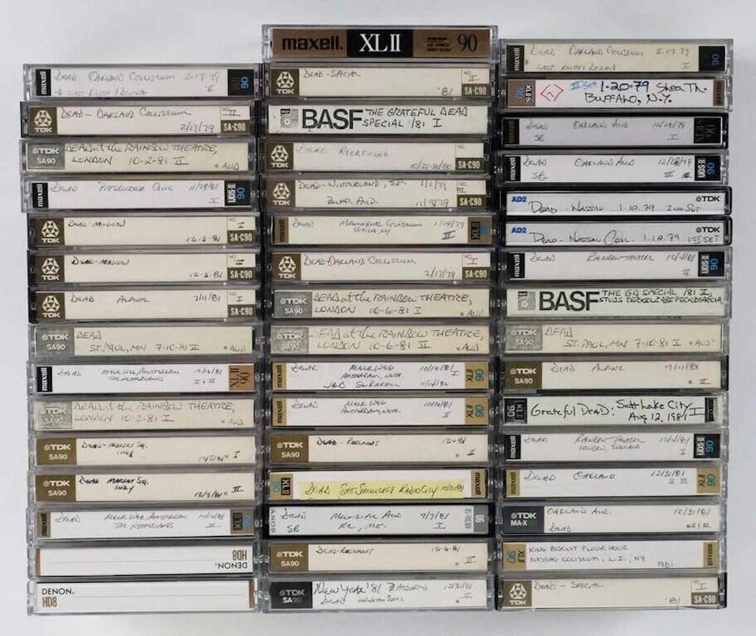 (47) Grateful Dead Live Cassette Tapes 1979-81
